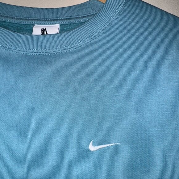 Nike Nikelab Solo Swoosh Men's Fleece Heavyweight Sweatshirt DX1361-464 Mens - Picture 5 of 15